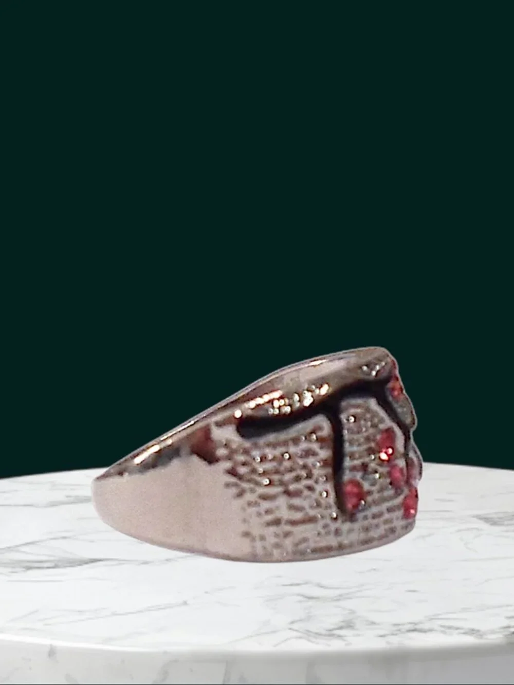 sterling silver cherry blossom ring size 7 NWOT